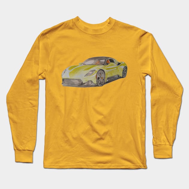 Car Long Sleeve T-Shirt by An.D.L.